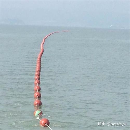 海上养殖区域围栏拦漂装置海面警戒线浮桶
